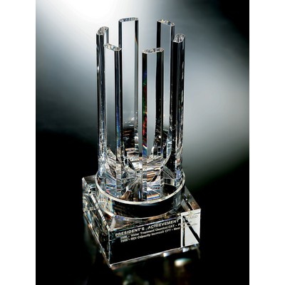 Fine Lead Crystal Victory Award