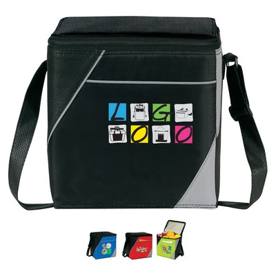 8 Pack Color Block Cooler Bag