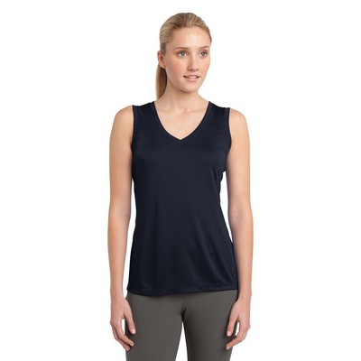 Sport-Tek® Women's Sleeveless PosiCharge® Competitor™ V-Neck Tee.