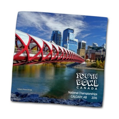 Full Sublimation Spa and Fitness Towel (16"x 16")