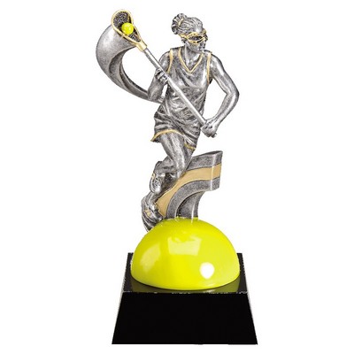 7" Female Lacrosse Motion Xtreme Resin Trophy