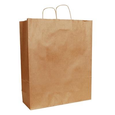 ECO Natural Kraft Shopping Bag (16"x6"x19.25")