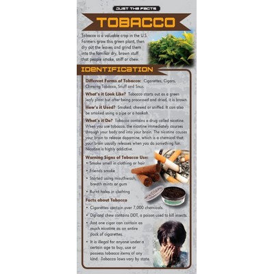 Tobacco Just the Facts Rack Card (4" x 9")