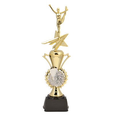 Radiance Cheerleading Trophy, 14" Tall