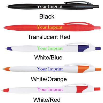Ballpoint Pen with White Barrel