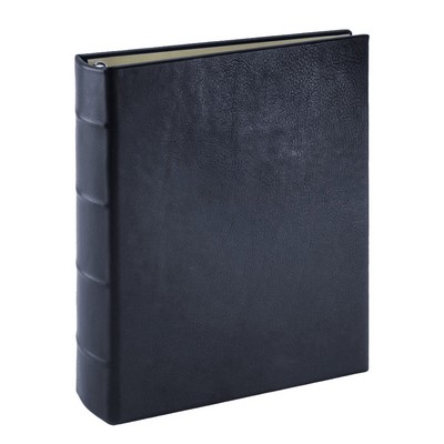 Medium Clear Pocket Photo w/Pebble Grain Leather Cover Wedding & Baby Album