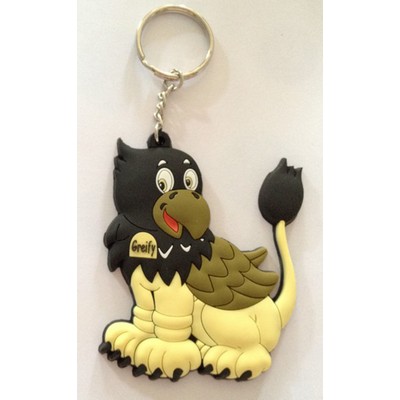3.15" Custom 3D PVC Keychain
