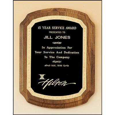 Walnut Plaque with Florentine Border (9" x 12")