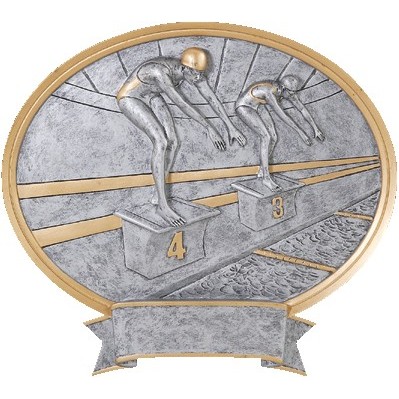 Female Swimming Legend Resin Award 6" Tall