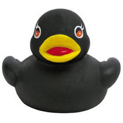 Mini Rubber Black Duck Toy