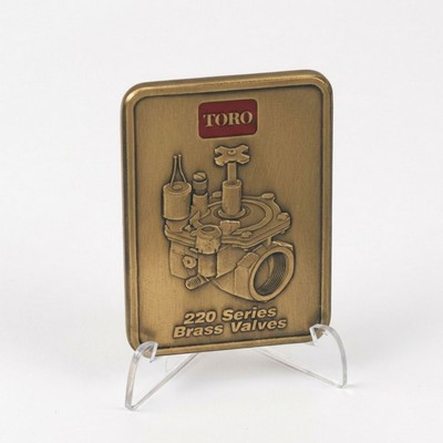 Clear Plastic Medallion Easel