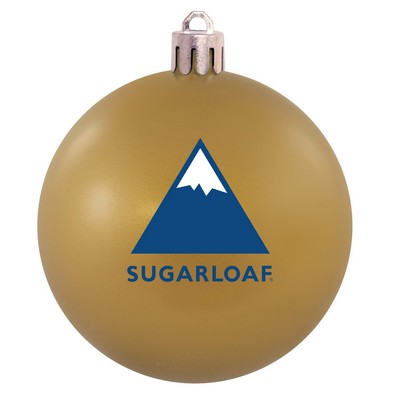 Gold Shatterproof Ball Ornament 80 Mm
