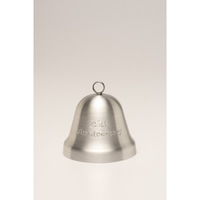 Medium Bell - Stainless Steel Look 3"