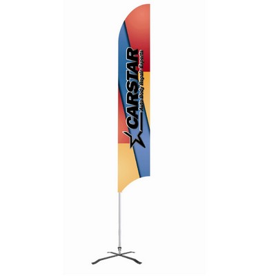 Flex Banner™ G7 Feather Flag Only, Single-Sided 15'H