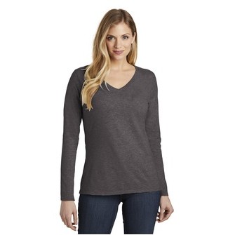 District ® Women's Very Important Tee ® Long Sleeve V-Neck.