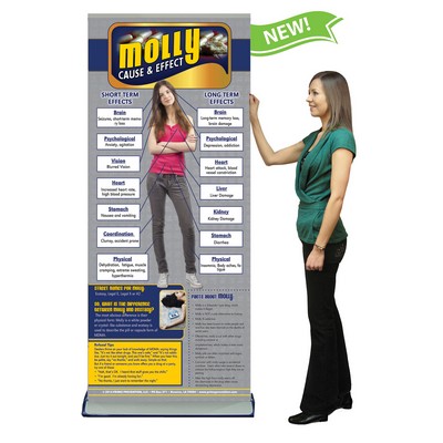 Molly Cause & Effect Retractable Banner