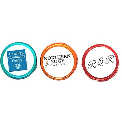 0.32 Oz. Round Photo Chocolate Bar