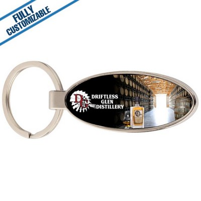 Oval Bottle Opener Key Chain
