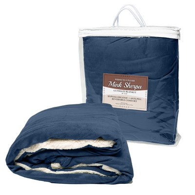 Micro Mink Sherpa blanket