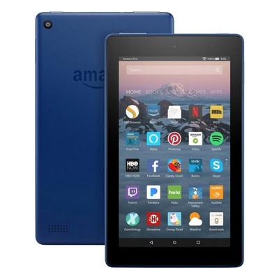 Amazon Fire 7 Tablet (7" Display, 16GB) (Marine Blue)