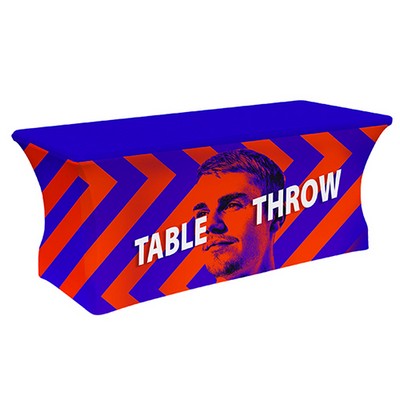 8' Premium Wrinkle-Free Stretch Table Throw