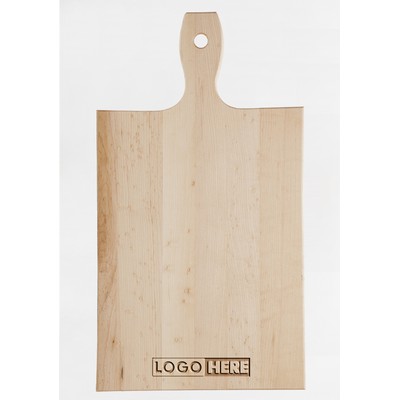 WriteOnWood Yaletown Maple Paddle Cutting Board (18" x 10" x 3/4")