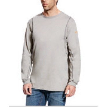 Ariat® FR AC Men's Silver Fox Crew T-Shirt