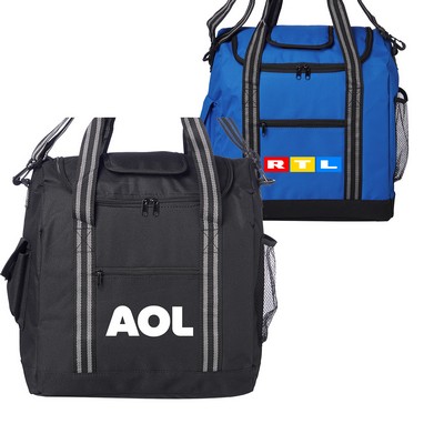 Premium Insulated Flip Flap Cooler Lunch Bag (14 x 15)