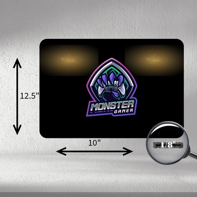 High Resolution Dye-Sublimated Gaming Mat w/Fabric Surface & Heavy Duty Backing (12.5"x10") STANDARD