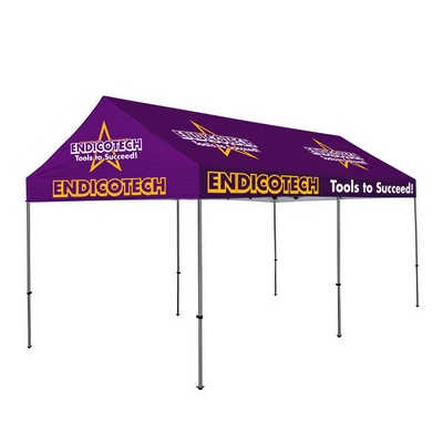 Custom Printed Promotional Tent | 20ft Roof Tent with Aluminum Hardware