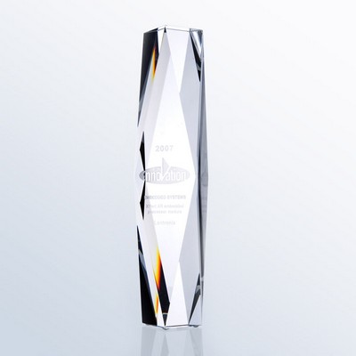 President Tower Optic Crystal Award - Small