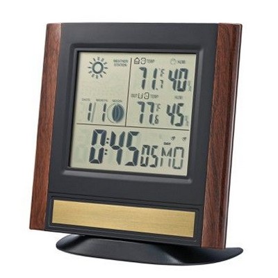 Bulova® Forecaster Weather Station Desk or Wall Clock