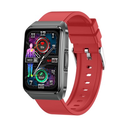 Thermo Tracker Premium Red - With 2-point ECG and AI app
