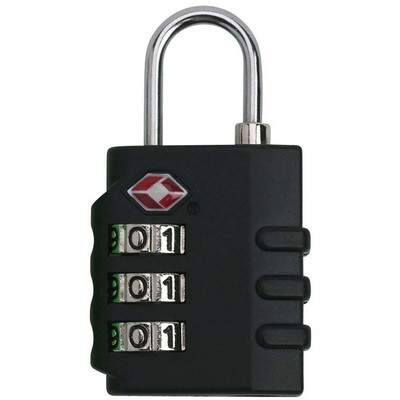 Black Smooth Trip Travel Gear by Talus® TSA Accepted Easy Dial Indicator Lock