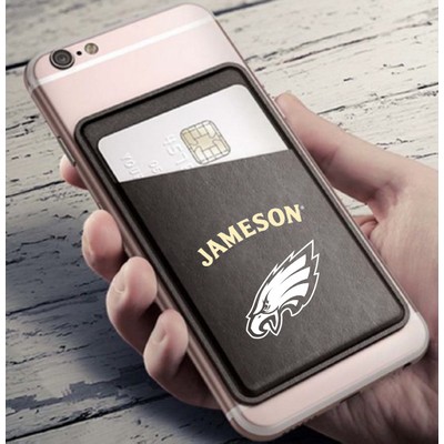 Leather Smart Phone Wallet with Slanted Opening