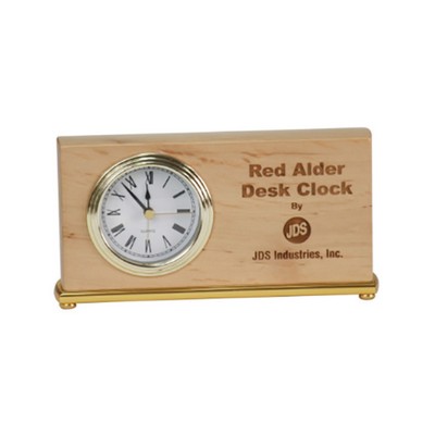 Alder Horizontal Desk Clock