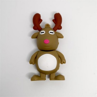 4GB Novelty Holiday USB - Reindeer