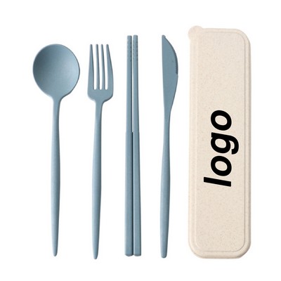 4-Piece Portable Tableware Set