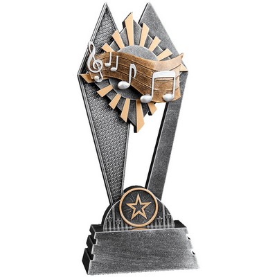 8" Sun Ray Resins Music Trophy