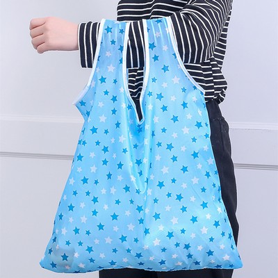 Foldable Shopping Bag With Climbing Button Hook