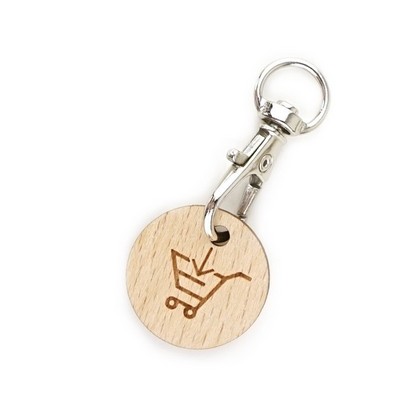 Wooden Token Keychain