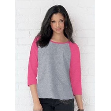 LAT® Women's Vintage Baseball Tee Shirt