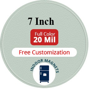 Magnet - 7" Diameter Circle - 20 mil