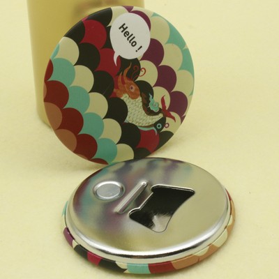 58mm Tin Button Opener / Custom Full Color Design