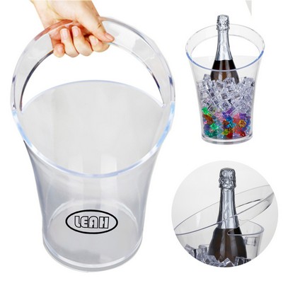 Clear Acrylic Plastic Ice Bucket