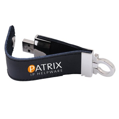 Nelson Leather Flip Cover USB Flash Drive