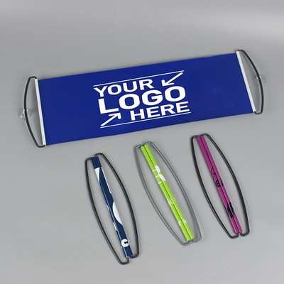 Hand Retractable Banner (27.5" x 9.5")
