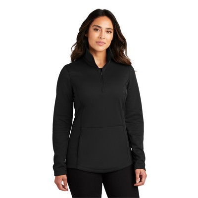 Port Authority® Women's Smooth Fleece 1/4-Zip