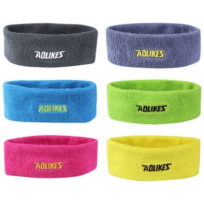 Embroidered Sweat Headband