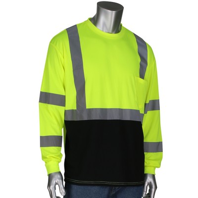 PIP® Class 3 Long Sleeve 50+ UPF Hi-Viz T-Shirt